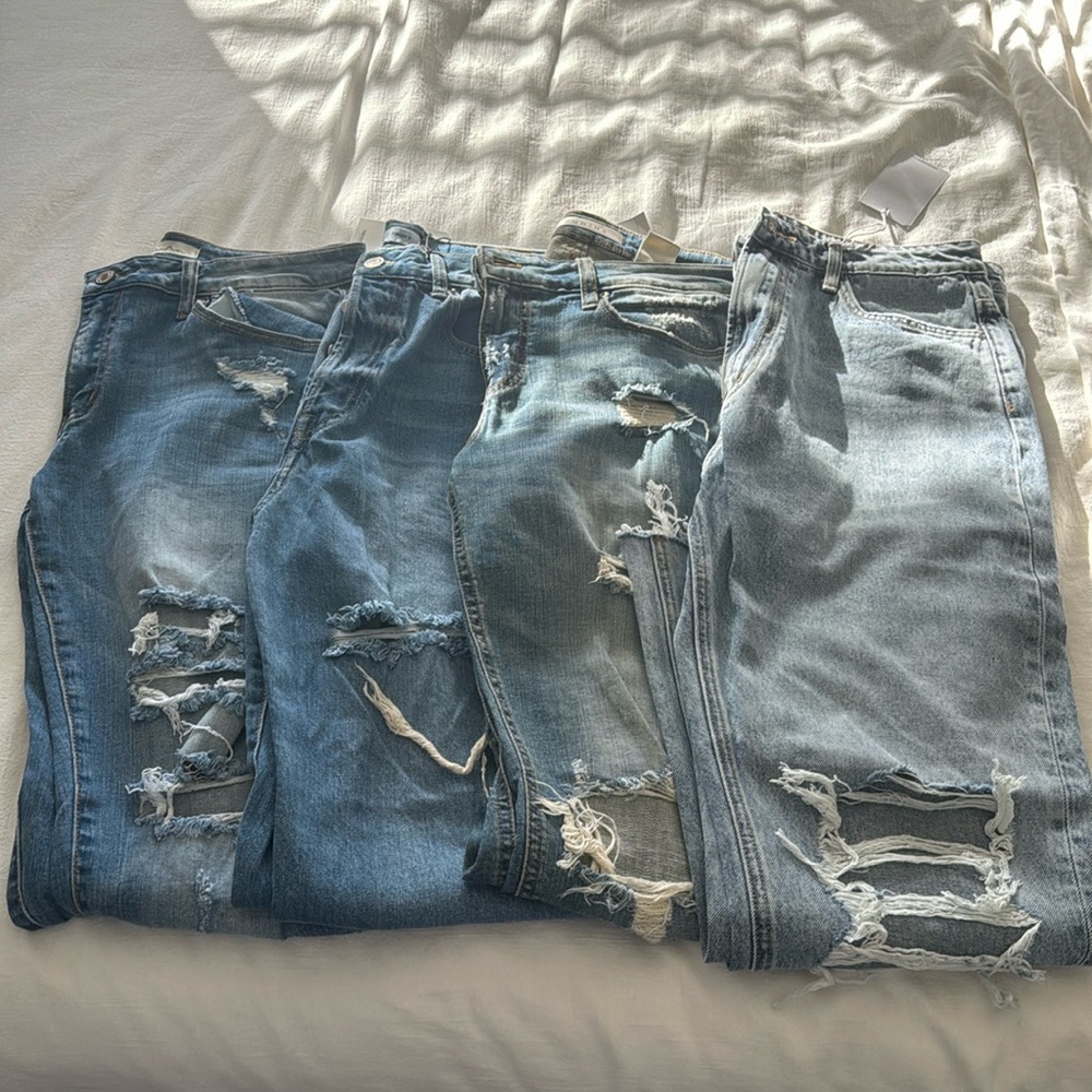 Distressed denim bundle